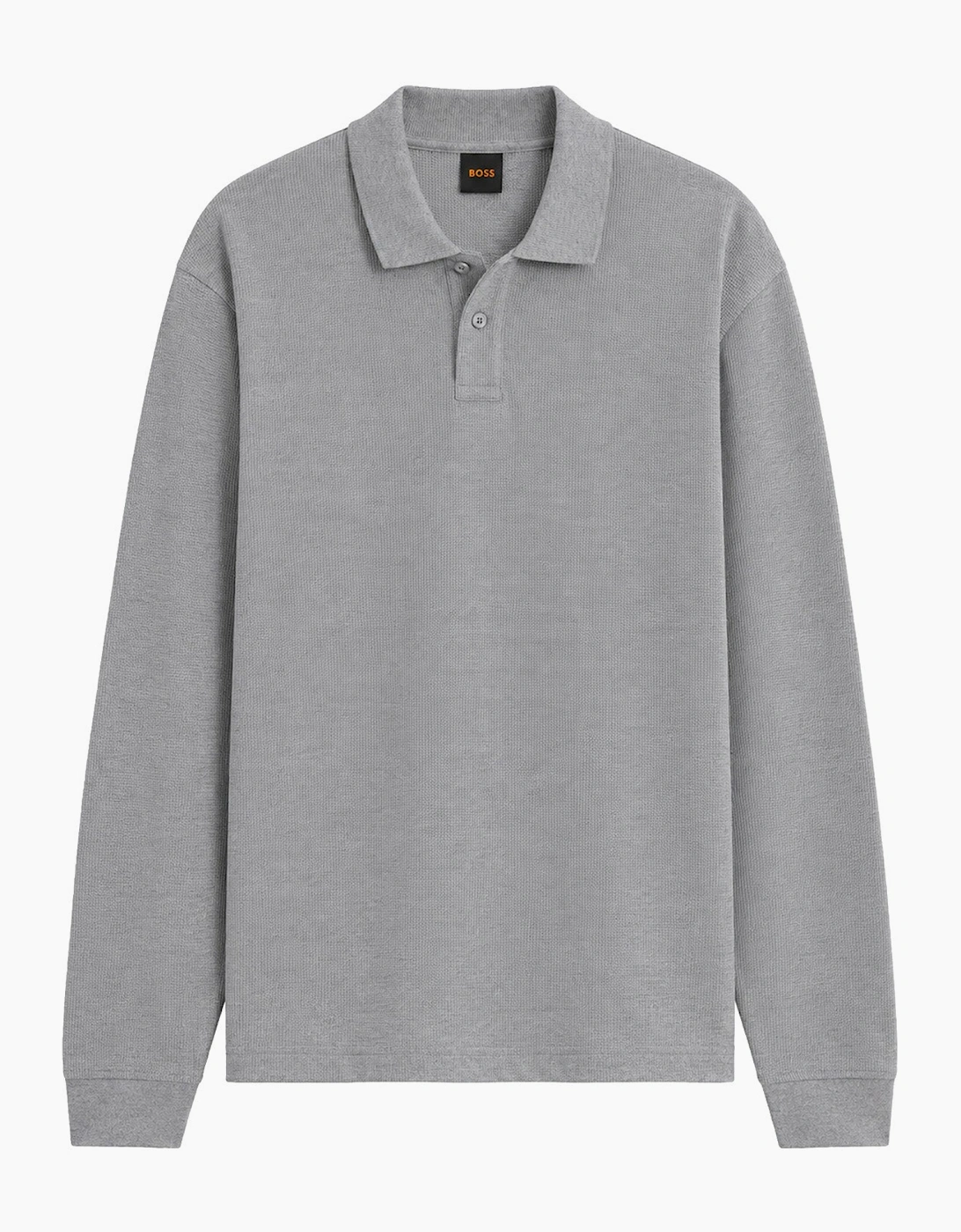 Boss Petempestolong 1 Waffle LS Polo
