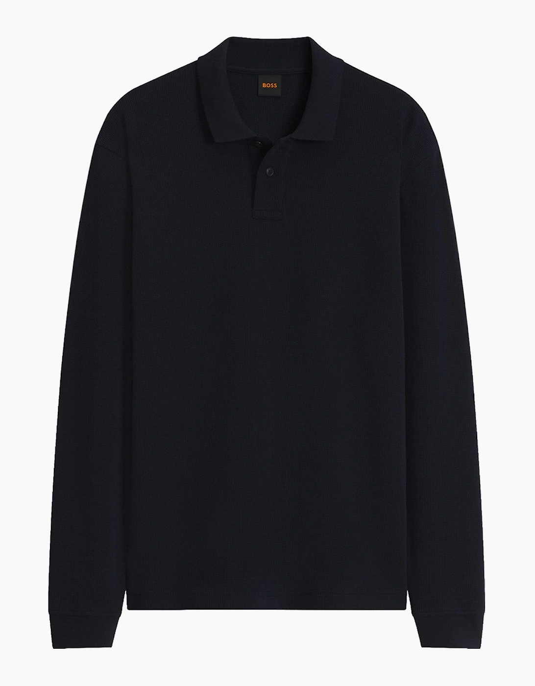 Boss Petempestolong 1 Waffle LS Polo