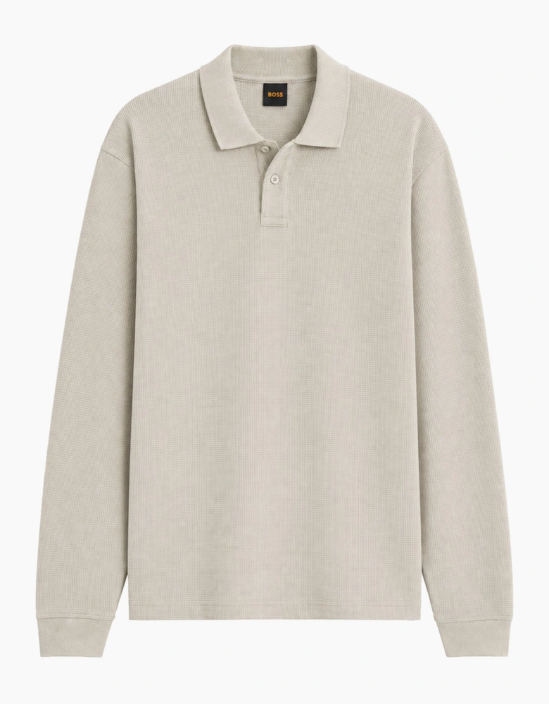 Boss Petempestolong 1 Waffle LS Polo