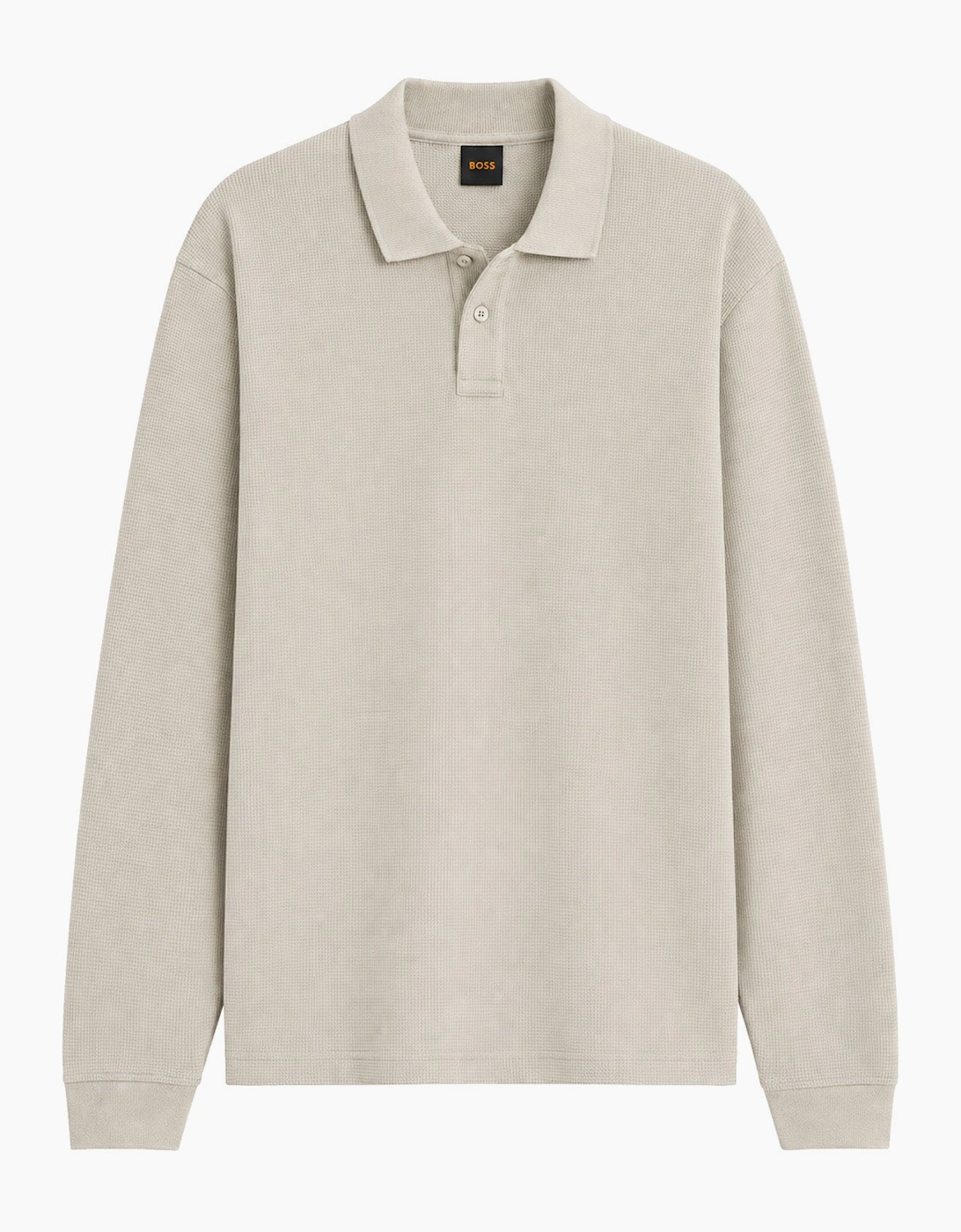 Boss Petempestolong 1 Waffle LS Polo