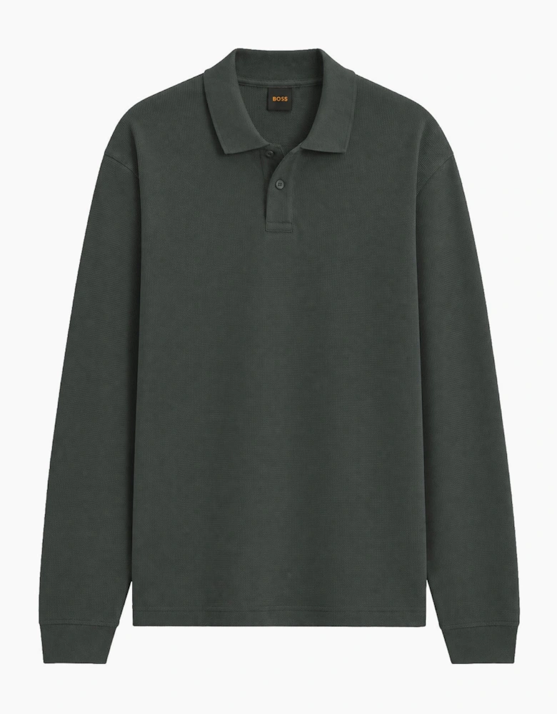 Boss Petempestolong 1 Waffle LS Polo