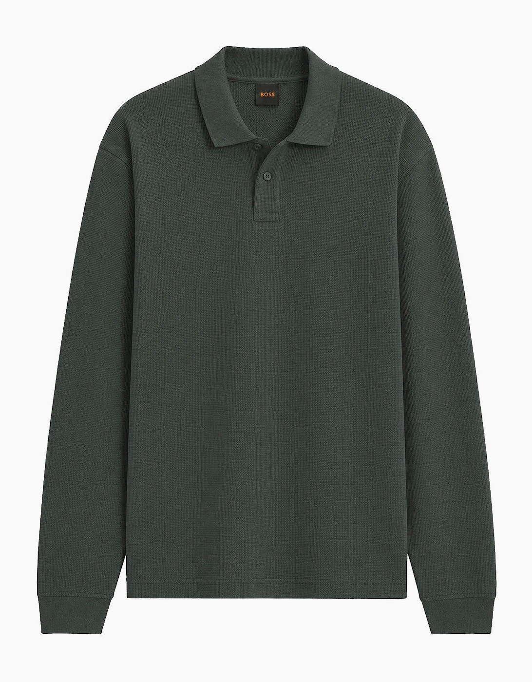 Boss Petempestolong 1 Waffle LS Polo