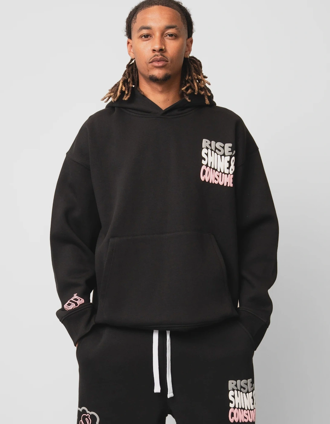 Fresh Flavours Rise Hoodie - Black