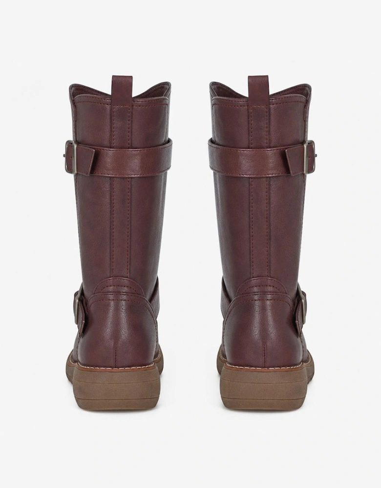 Cipriata ARCISA Womens Tall Boots Burgundy