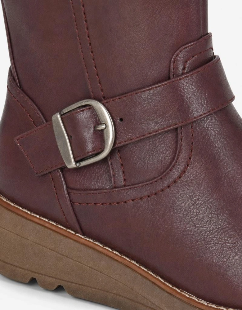 Cipriata ARCISA Womens Tall Boots Burgundy