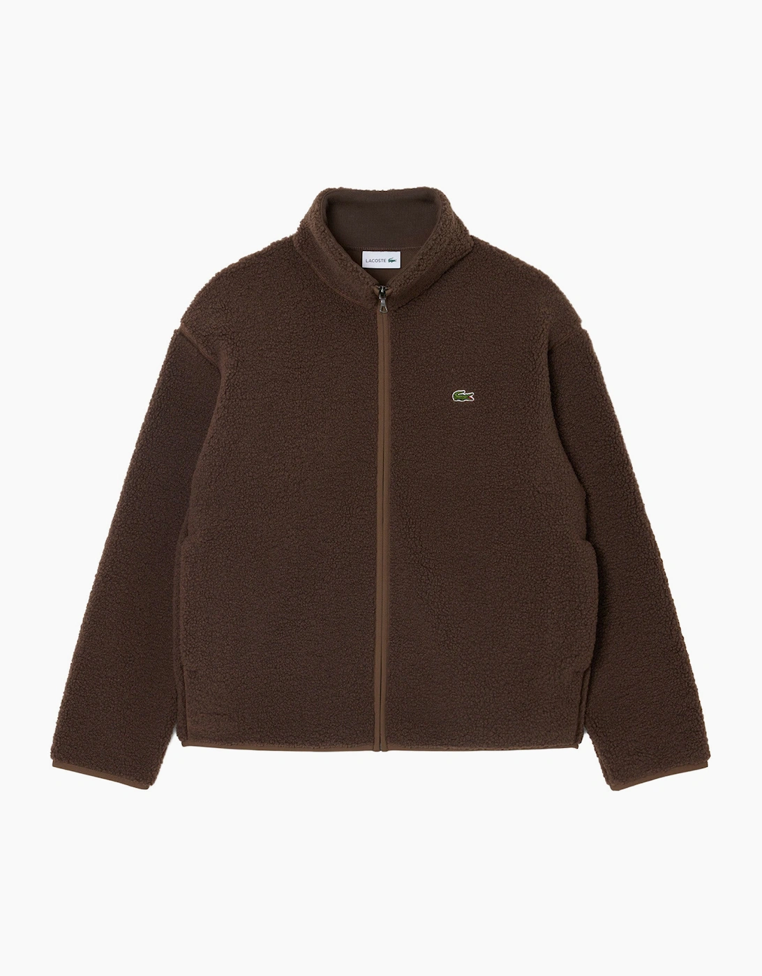 Lacoste BH8672 High Neck Sherpa Jacket