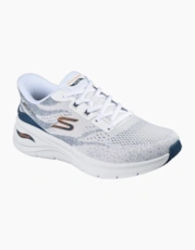 White Mesh/Navy Trim