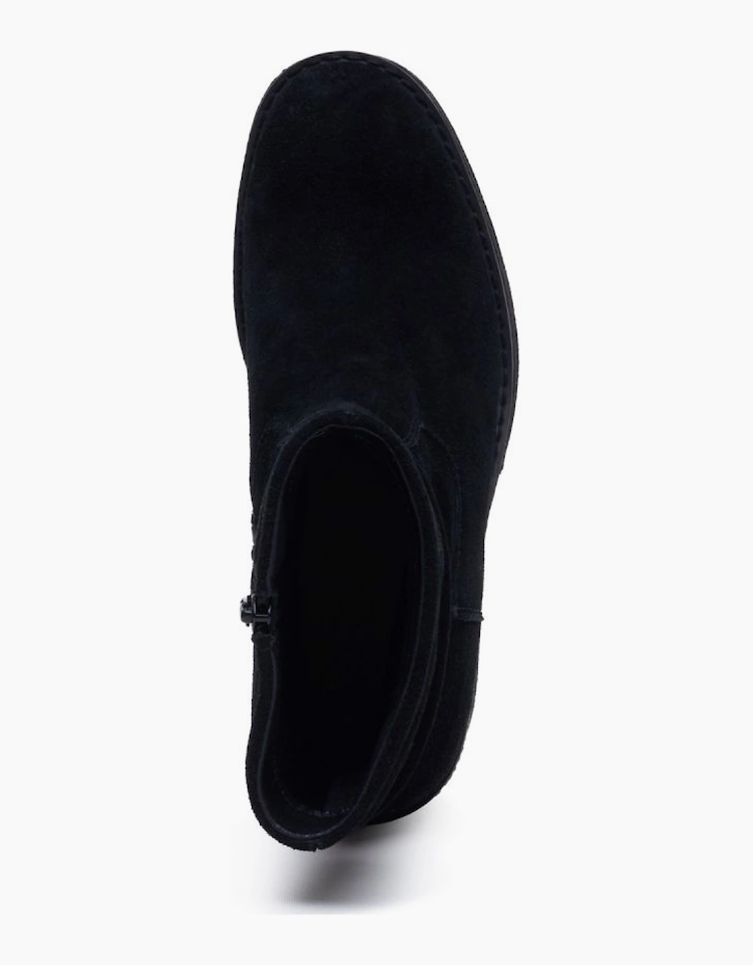 Flora Ruched Womens Ankle Boots