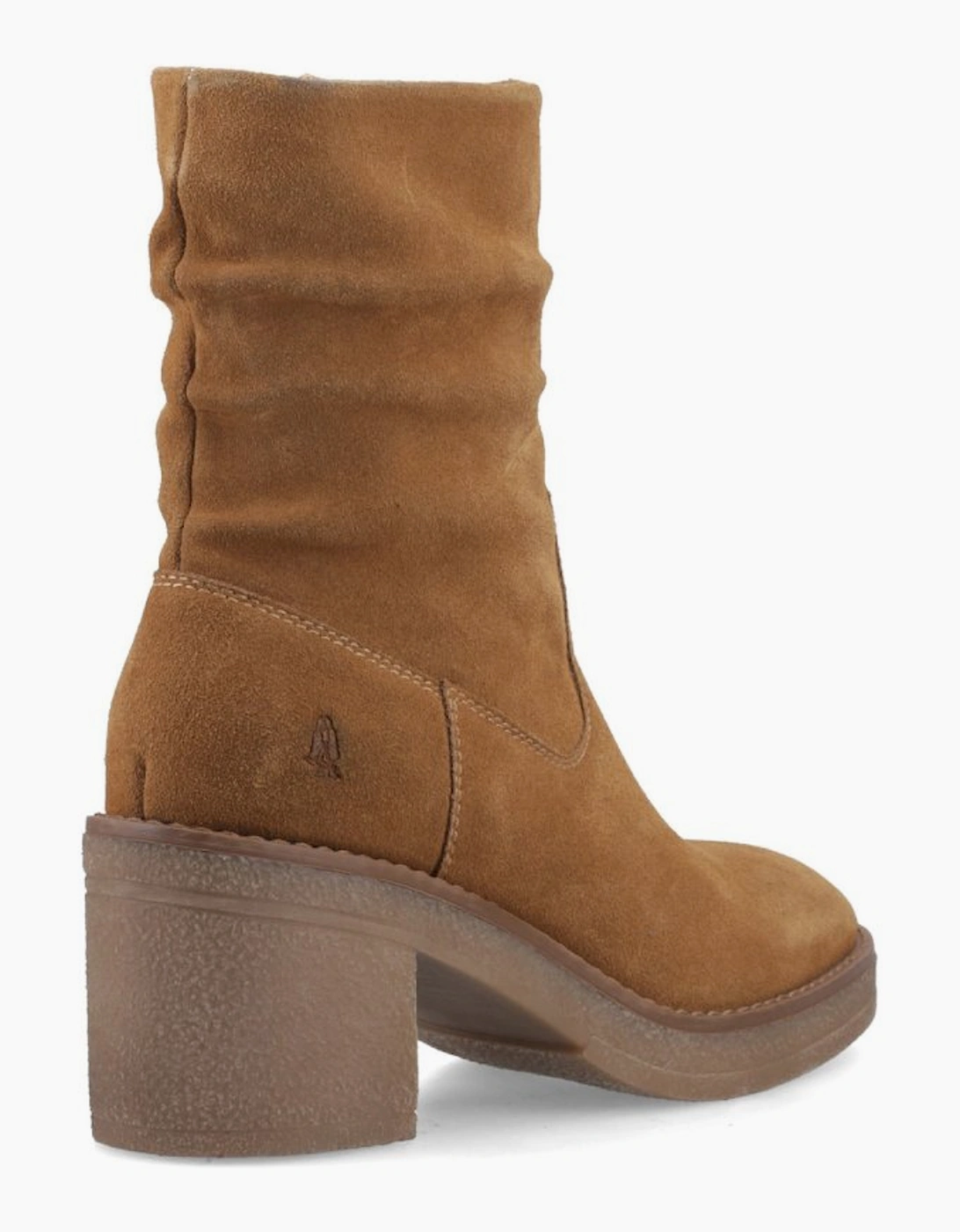 Flora Ruched Womens Ankle Boots