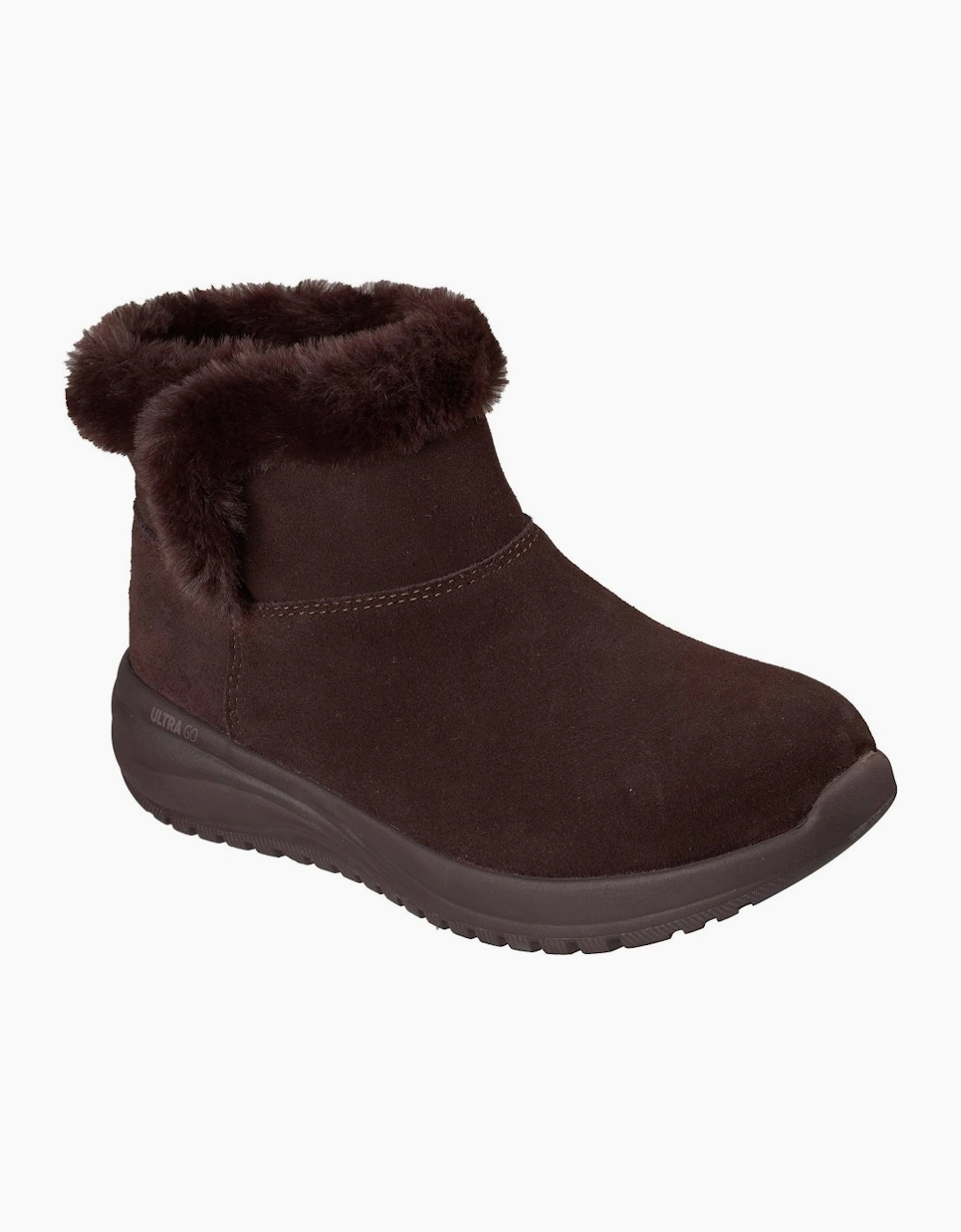 Skechers Women's On-The-GO Stellar Cozy Step Womens Ankle Boots - Brown - Size: 5