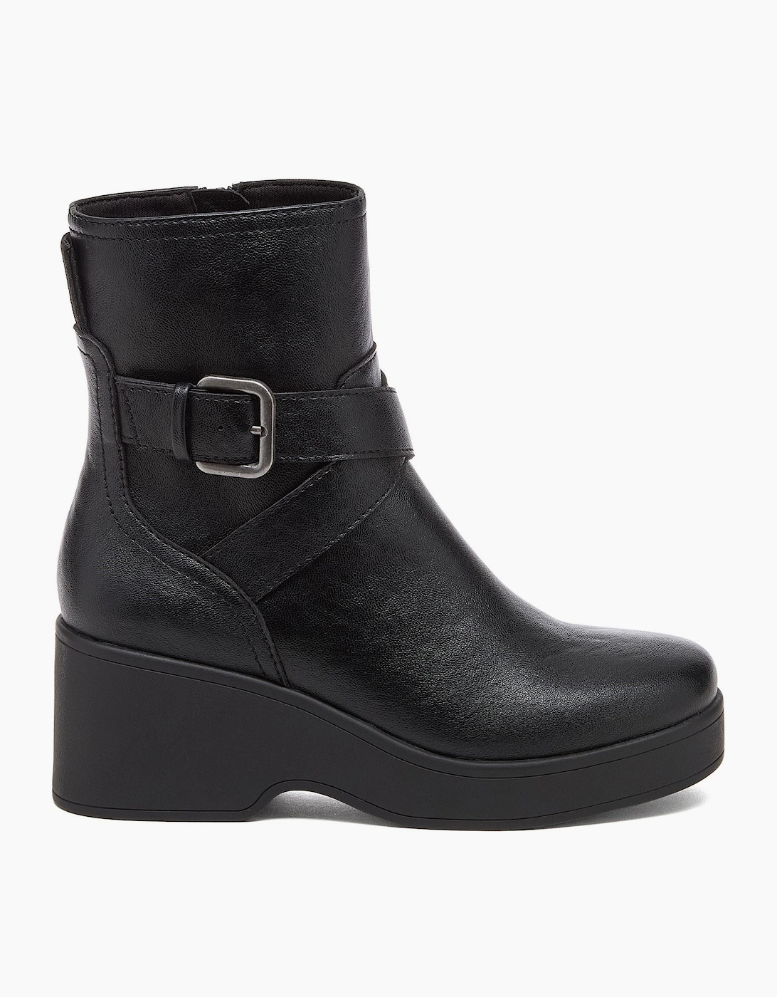 Rocket Dog Jimmy Bangor Polyurethane Women's Black Heeled Ankle Boots