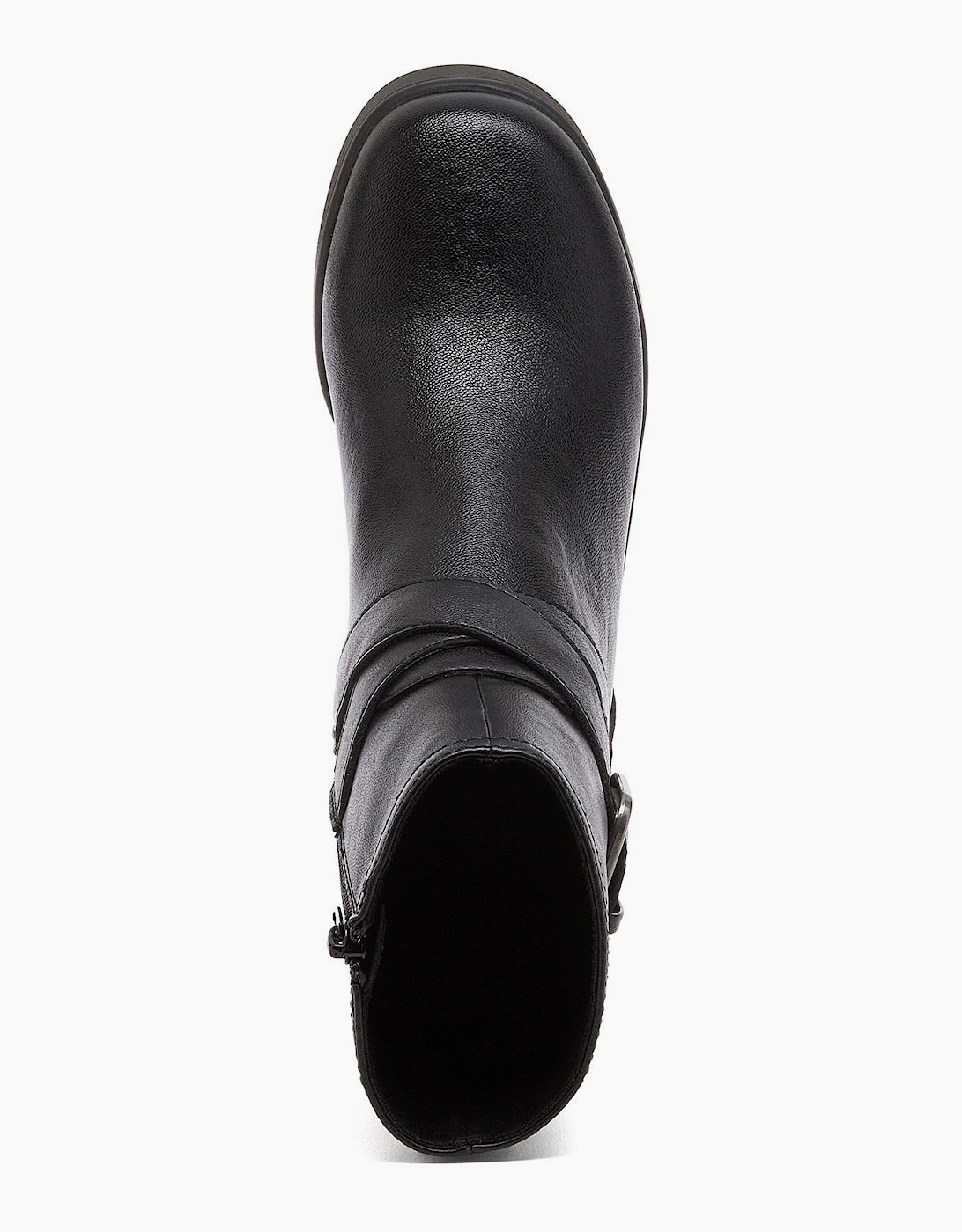 Rocket Dog Jimmy Bangor Polyurethane Women's Black Heeled Ankle Boots