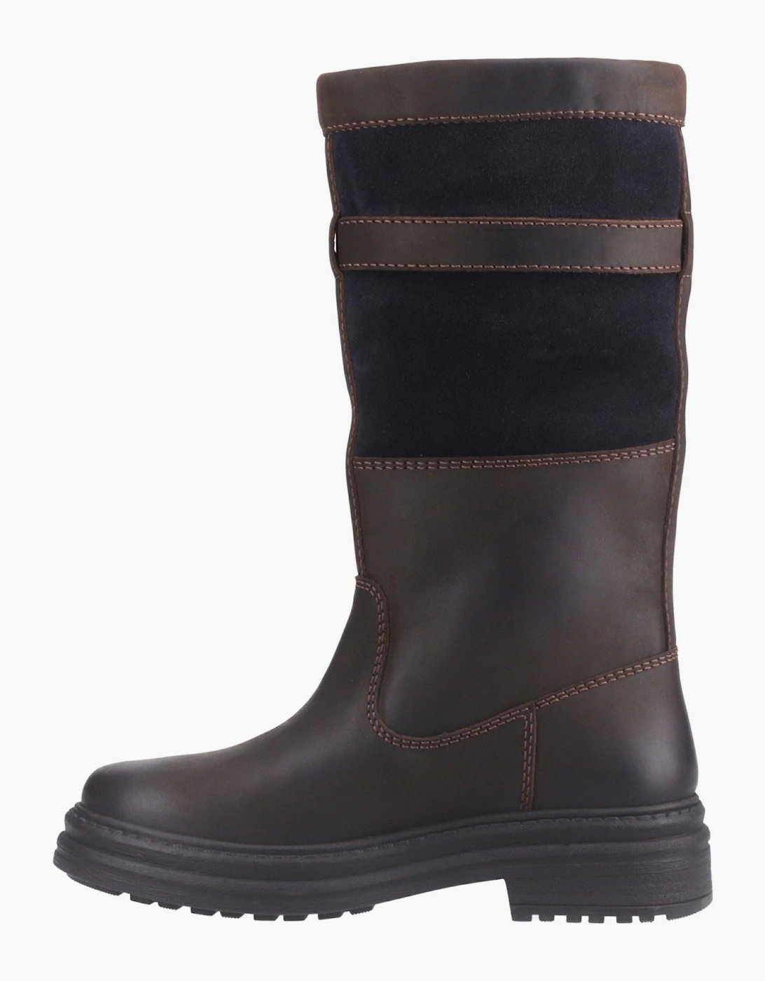 Cotswold Broadwell Leather Women's Brown/Navy Boots