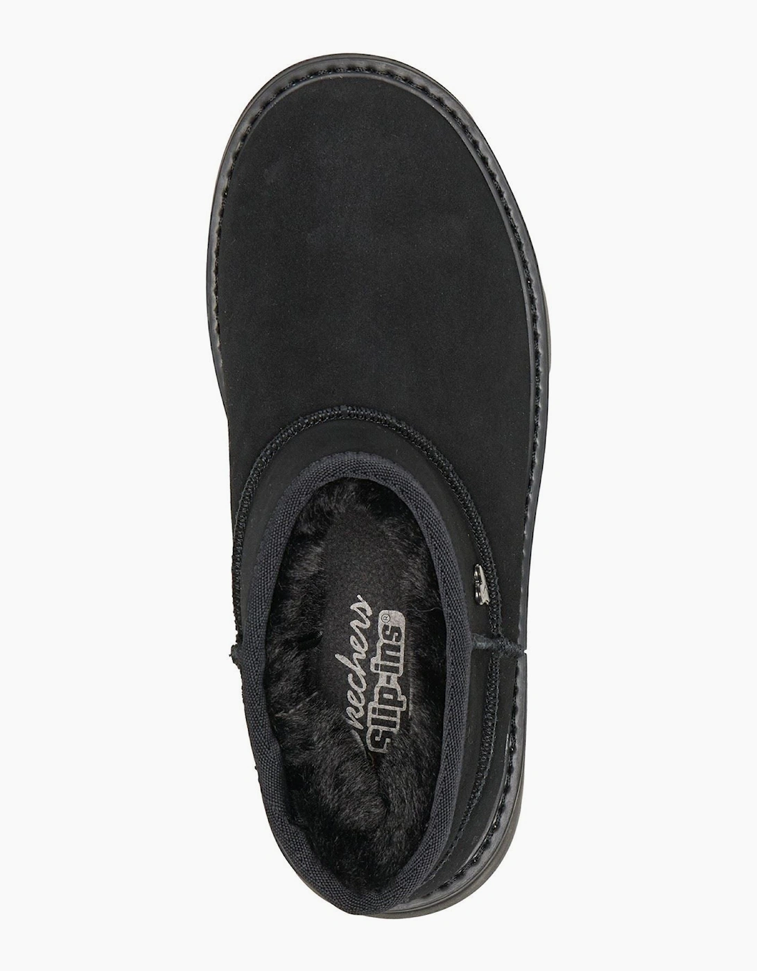 Skechers Keepsakes Cozy Mini Leather Women's Black Suede/Faux Fur Boots