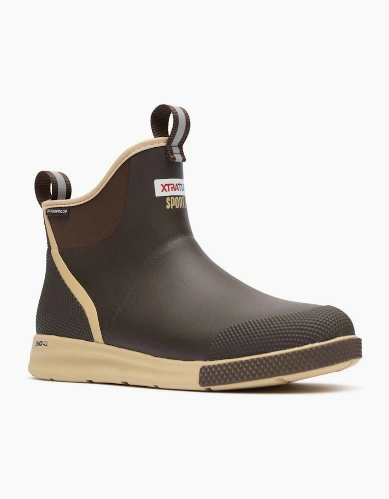 Xtratuf Ankle Deck Boot Sport EVA Men's Chocolate/Tan Wellington Boots