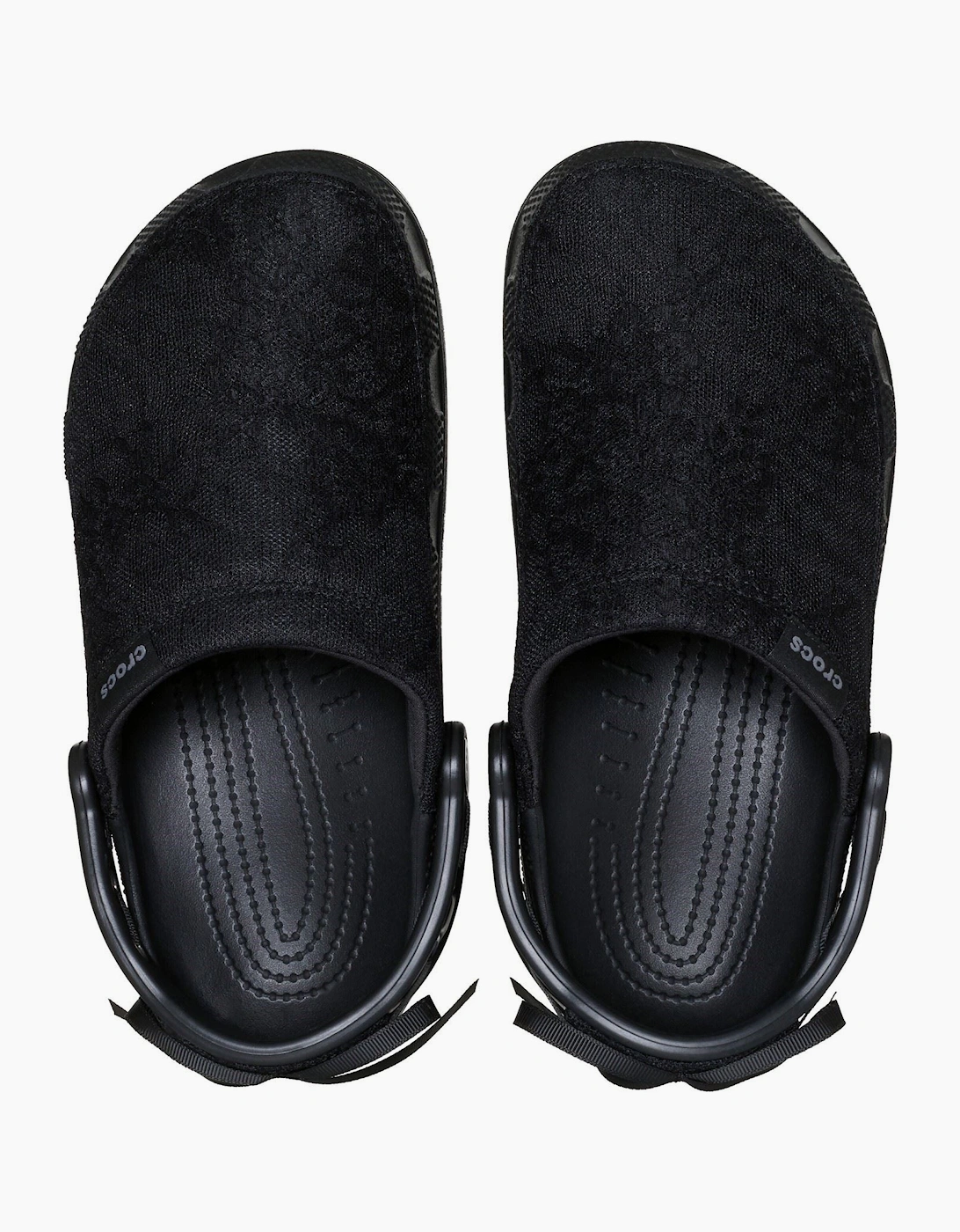Crocs Crafted Lace Textile Blend Women's Black Clogs