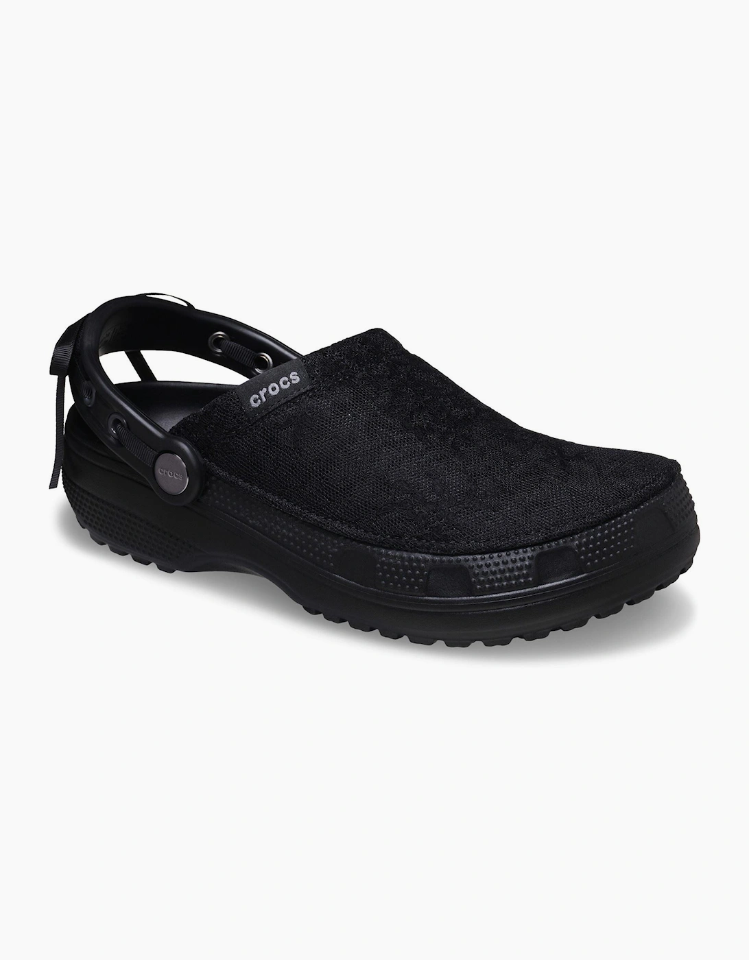 Crocs Crafted Lace Textile Blend Women's Black Clogs
