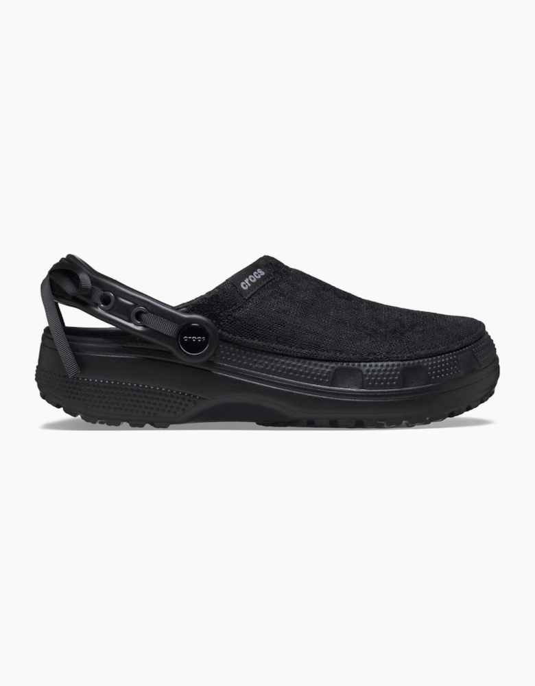 Crocs Crafted Lace Textile Blend Women's Black Clogs