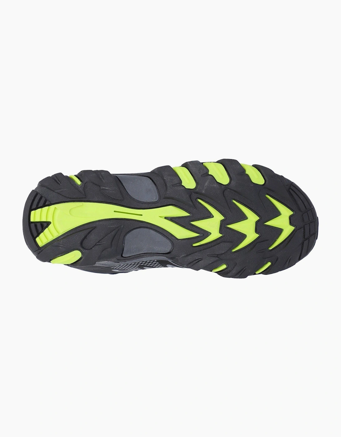 Hi-Tec Blackout Mid Polyester Boy's Black/Lime Hiking Boots