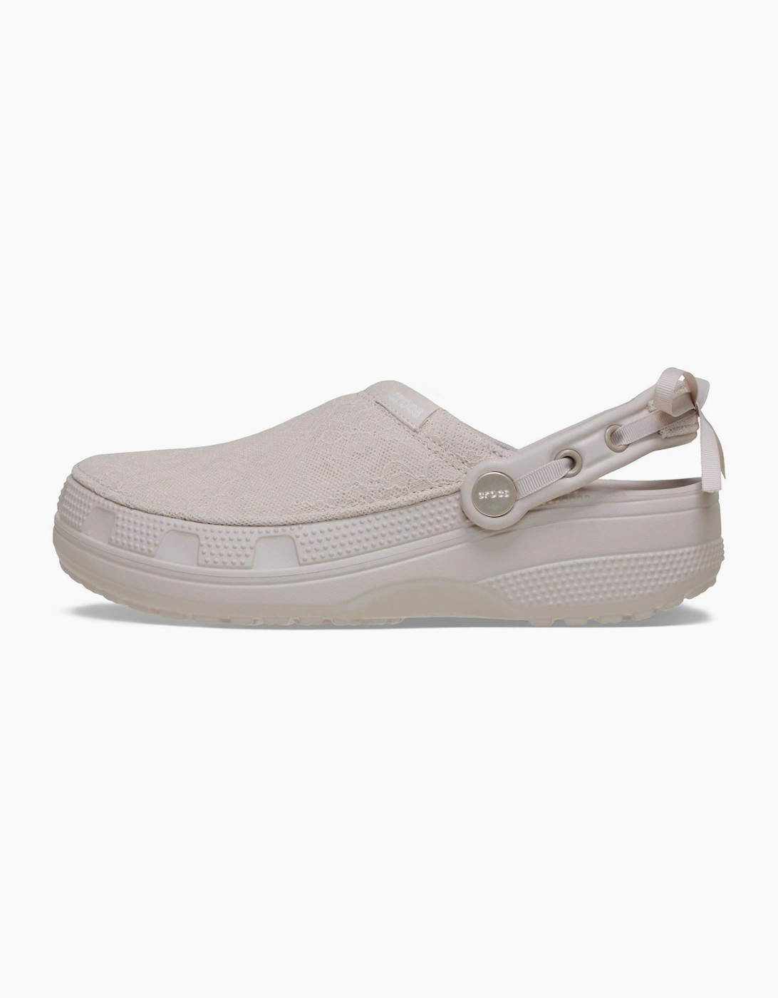 Crocs Crafted Lace Textile Blend Women's Cocoa Cream Clogs
