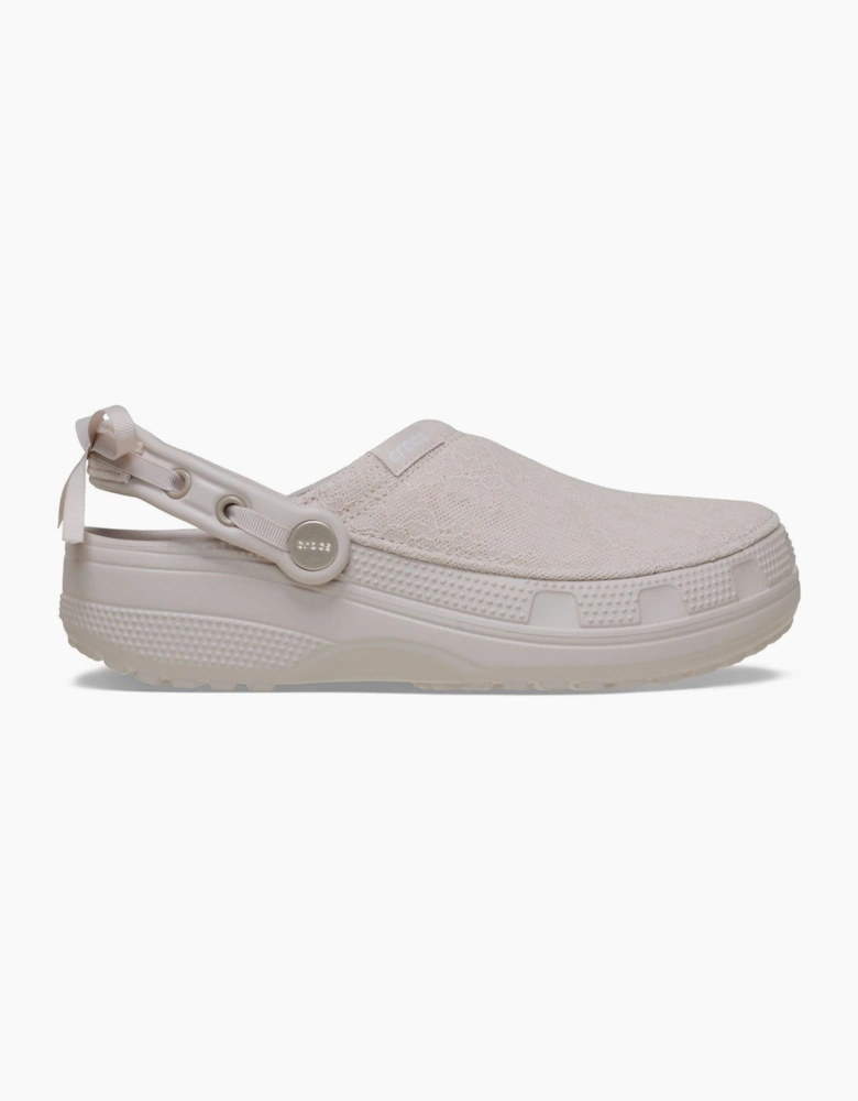 Crocs Crafted Lace Textile Blend Women's Cocoa Cream Clogs