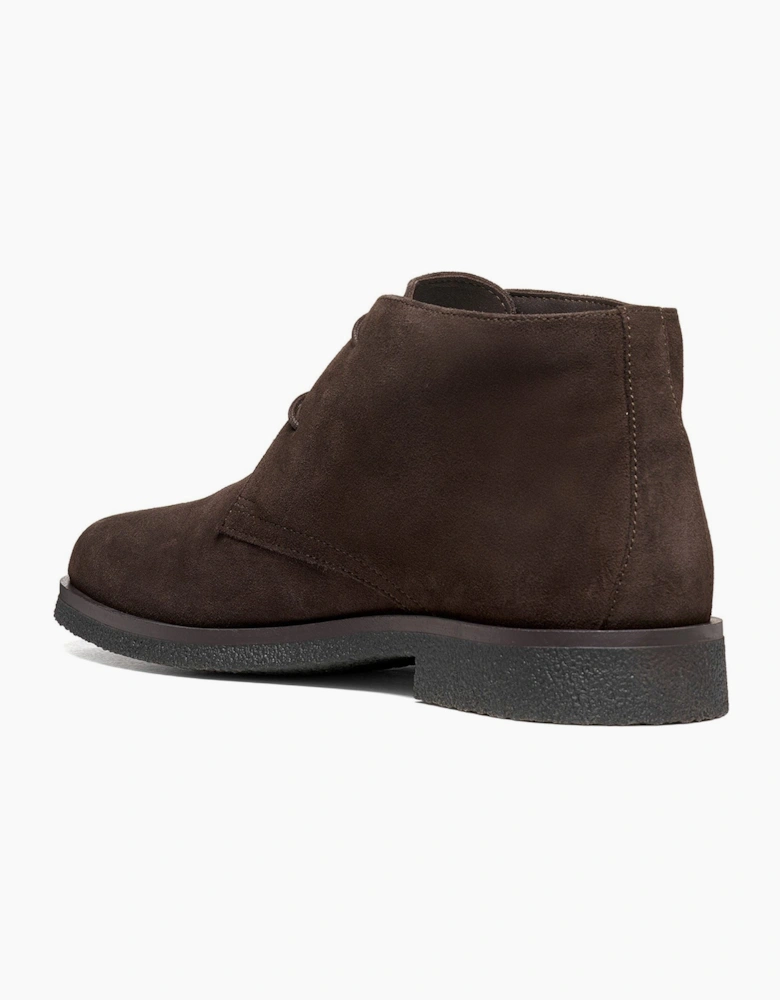 Geox U Claudio Leather Men's Chocolate/Brown Ankle Boots