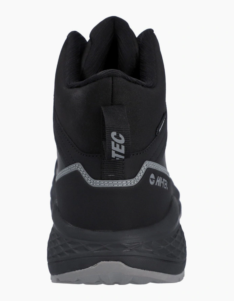 Hi-Tec Litespeed Mid Polyester Men's Black/Carbon Grey Hiking Boots
