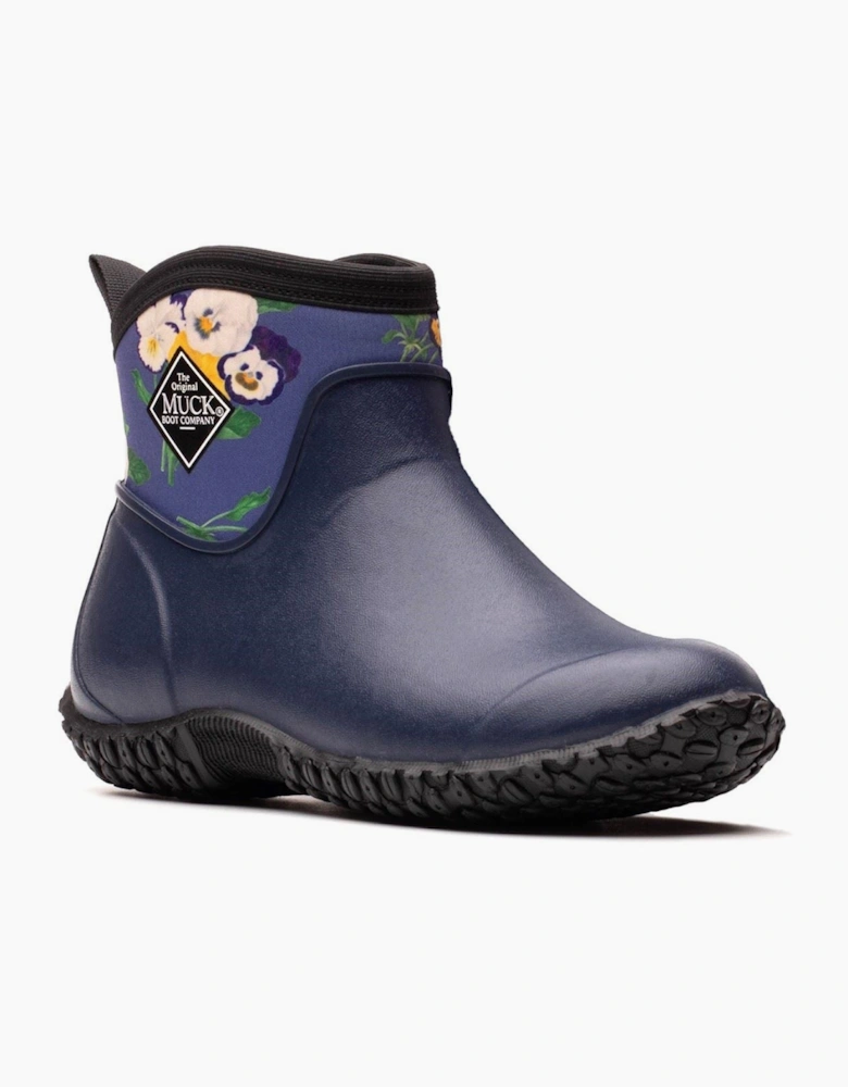 Muck Boots Muckster II Ankle Rubber Women's Navy Wellington Boots