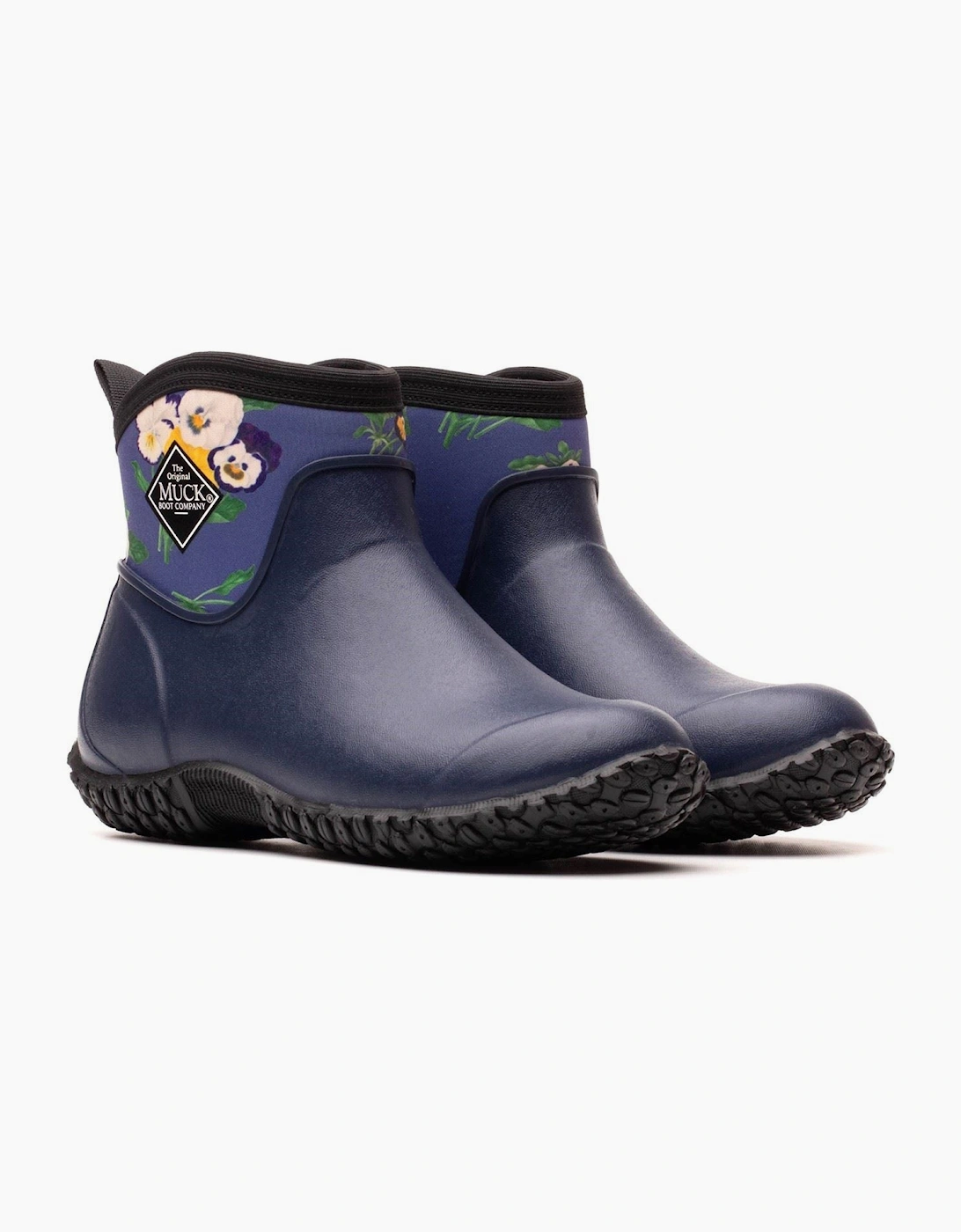 Muck Boots Muckster II Ankle Rubber Women's Navy Wellington Boots