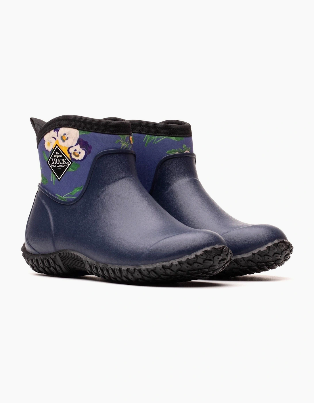 Muck Boots Muckster II Ankle Rubber Women's Navy Wellington Boots