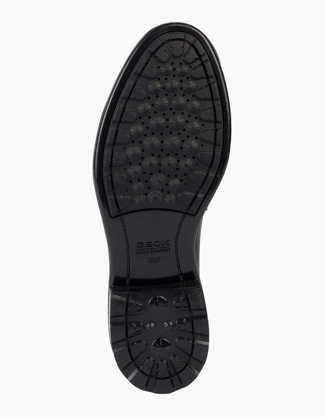 Geox D Walk Pleasure F Leather Women's Black Moccasins Shoes