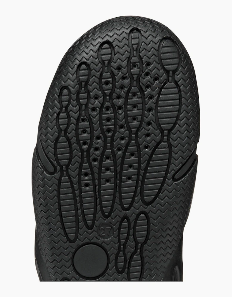 Geox D Walk Pleasure F Leather Women's Black Moccasins Shoes