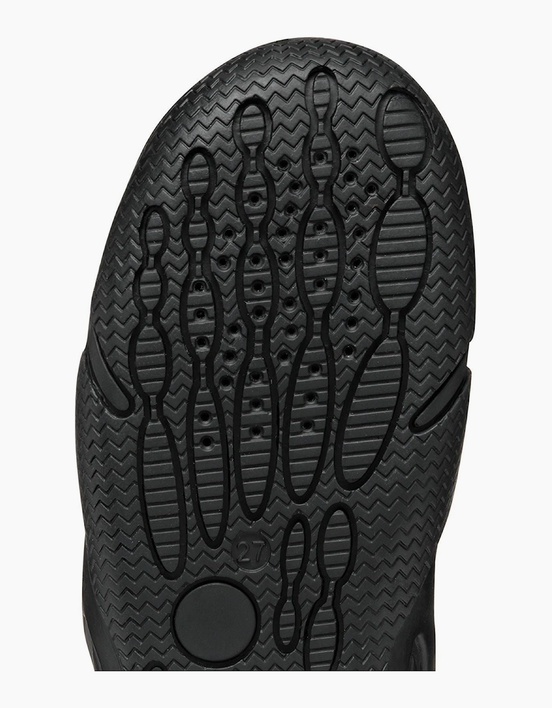 Geox D Walk Pleasure F Leather Women's Black Moccasins Shoes