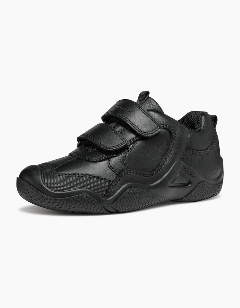 Geox D Walk Pleasure F Leather Women's Black Moccasins Shoes