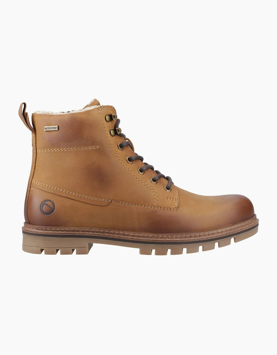 Cotswold Clanfield Leather Men's Tan Ankle Boots