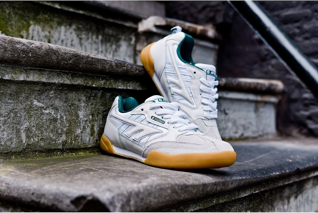 Hi-Tec Squash Textile White Trainers