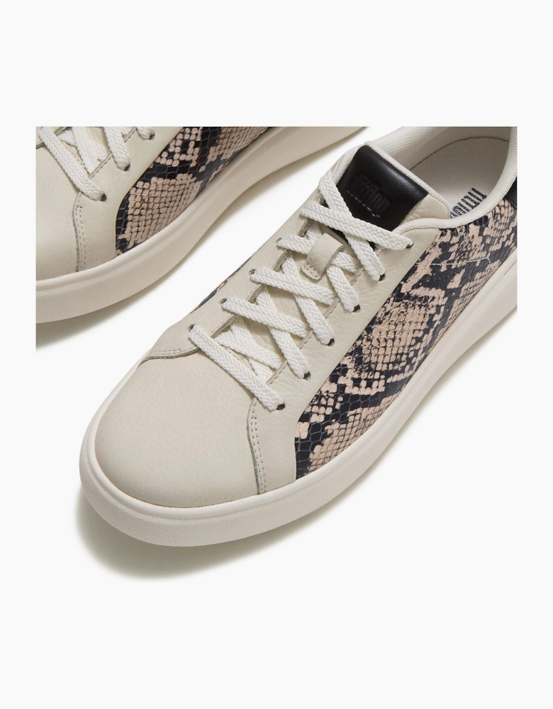 Fitflop RTG Lace Up Leather Women's Hazy Taupe/Black Trainers
