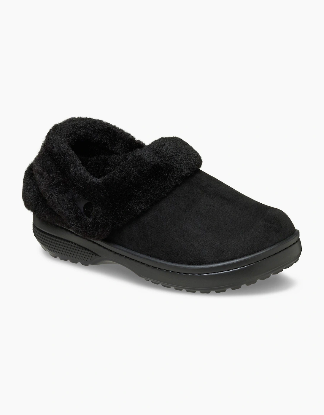 Crocs Unfurgettable Vegan Suede Polyester Women's Black Clogs