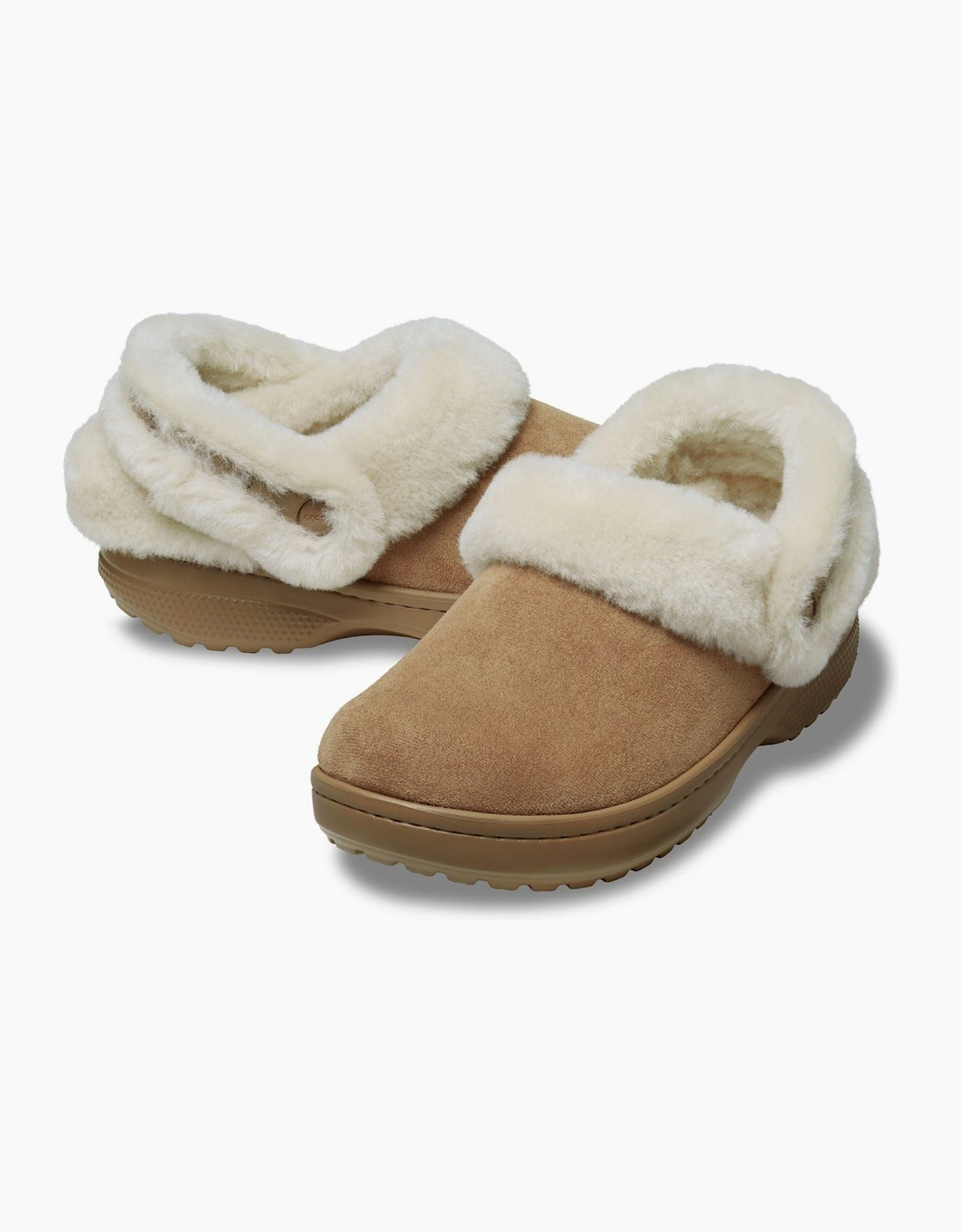 Crocs Unfurgettable Vegan Suede Polyester Women's Sepia Clogs