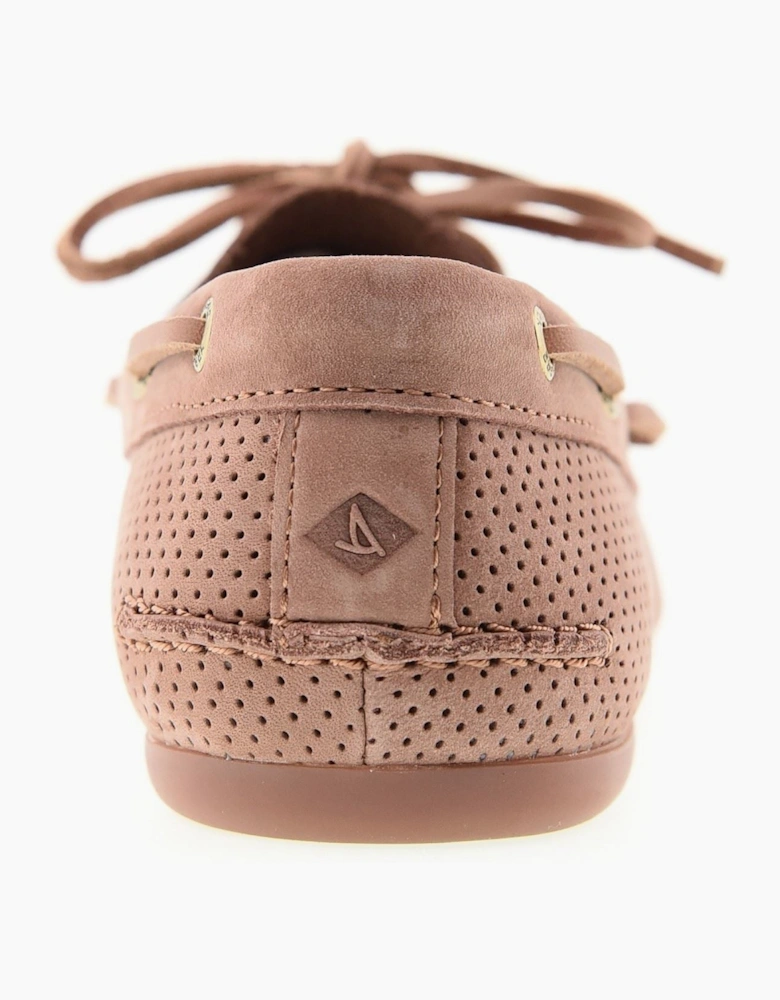 Sperry Slim Boat Shoe Leather Women's Amaretto Boat Shoes