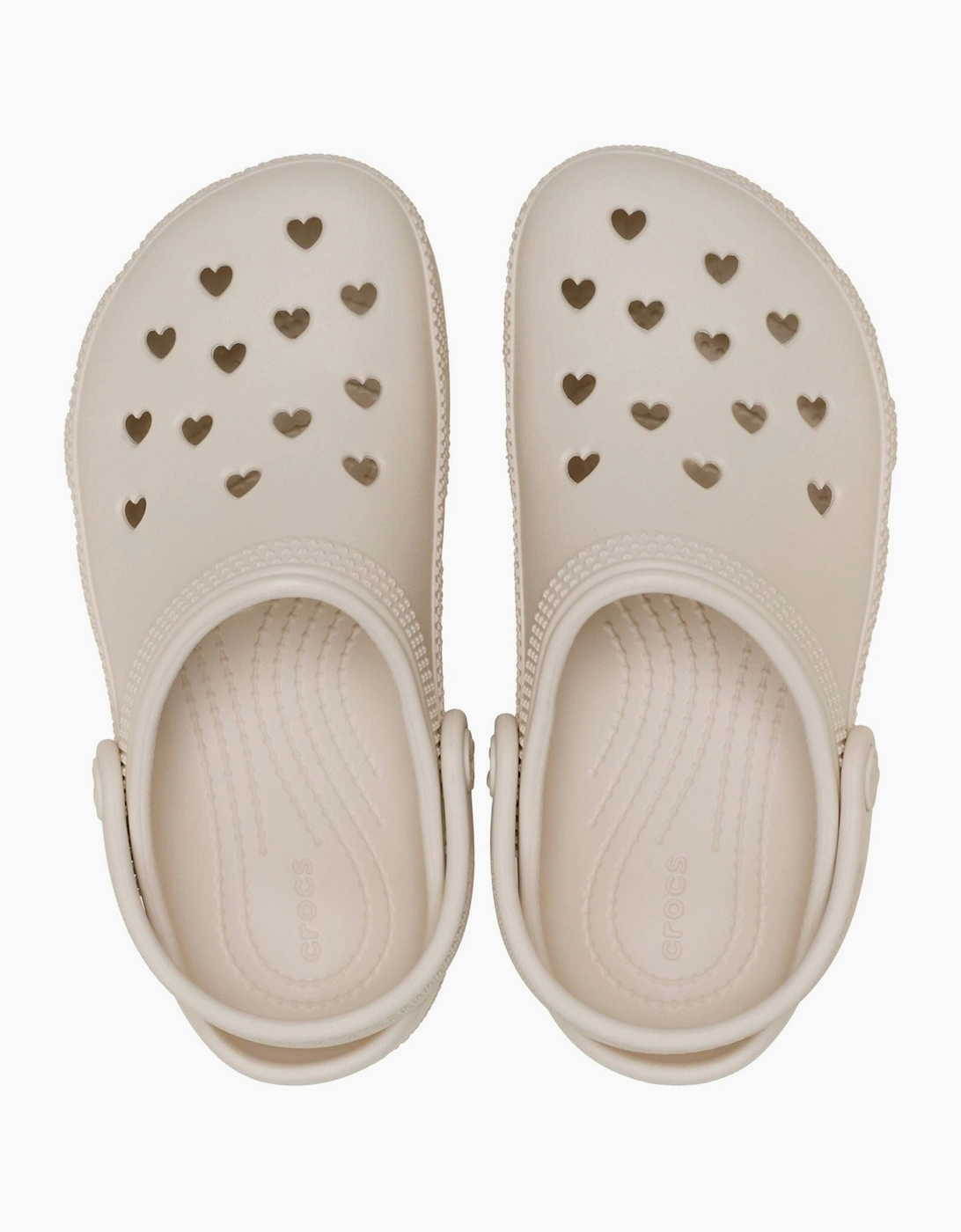 Crocs Classic Hearts Kid EVA Girl's Frappé Casual Shoes - Clogs