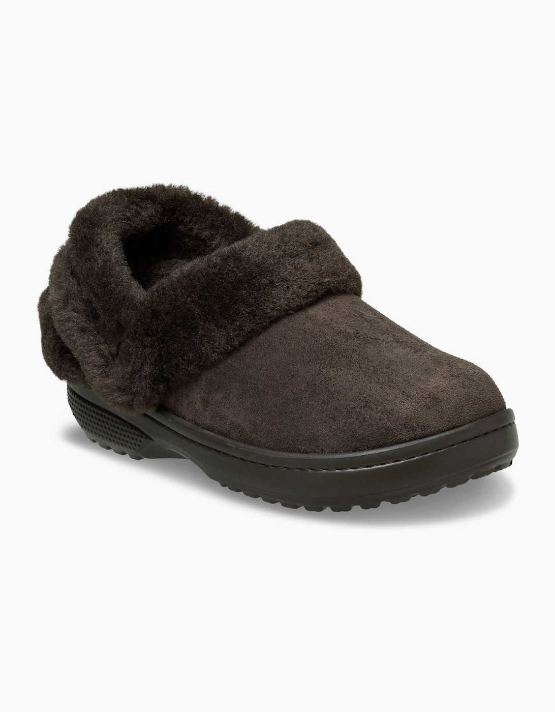Crocs Unfurgettable Vegan Suede Polyester Women's Espresso Clogs