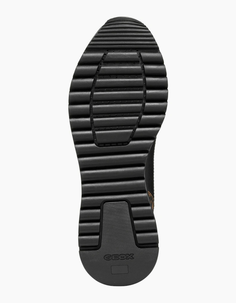 Geox D Desya A Leather Women's Black Trainers