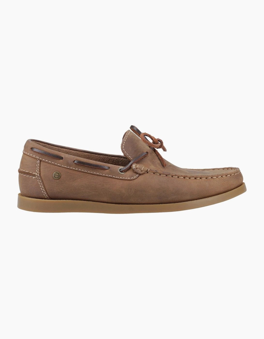 Cotswold Slad Leather Men's Tan Boat Shoes