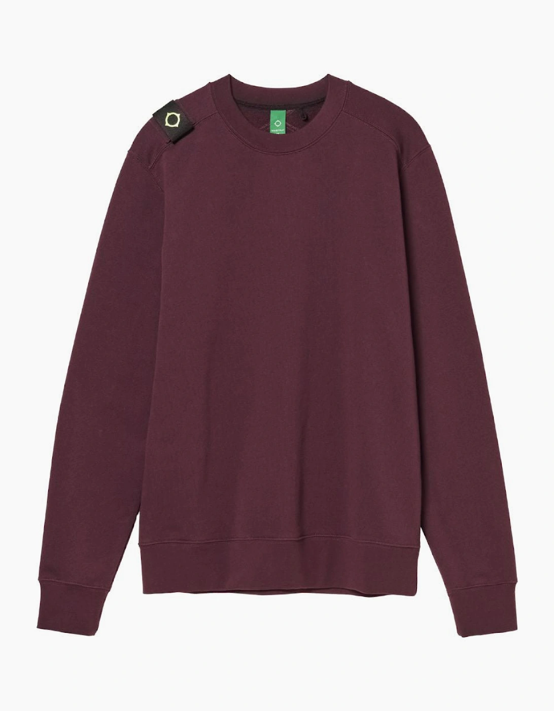 Ma.Strum Training Crew Wine Sweatshirt