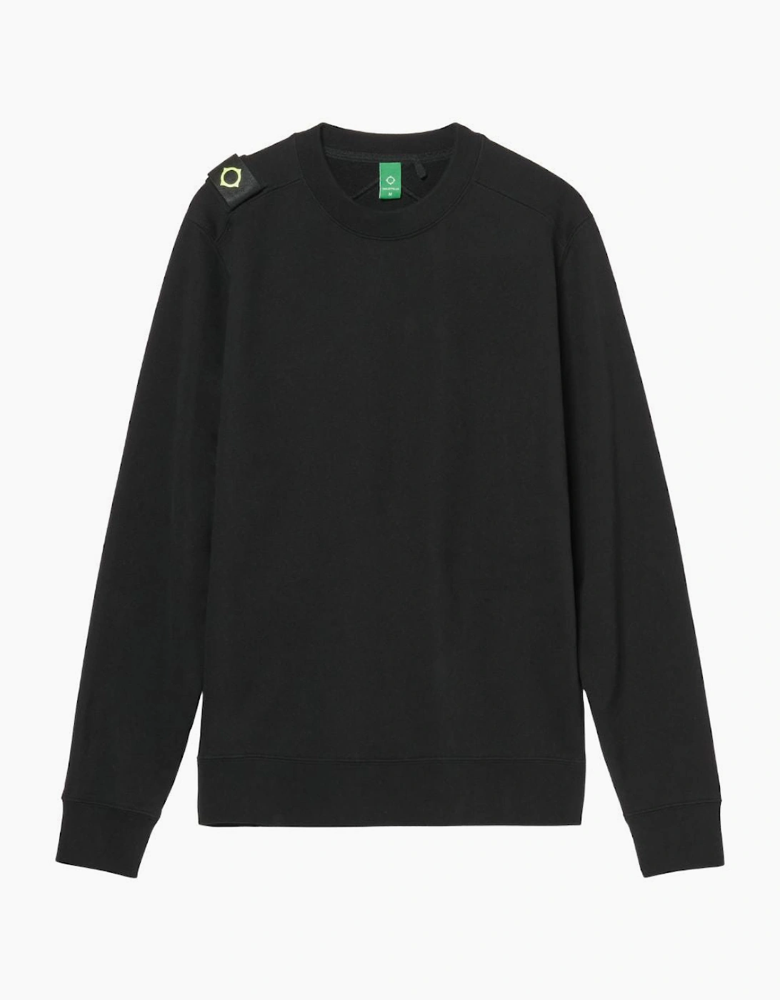 Ma.Strum Training Crew Jet Black Sweatshirt