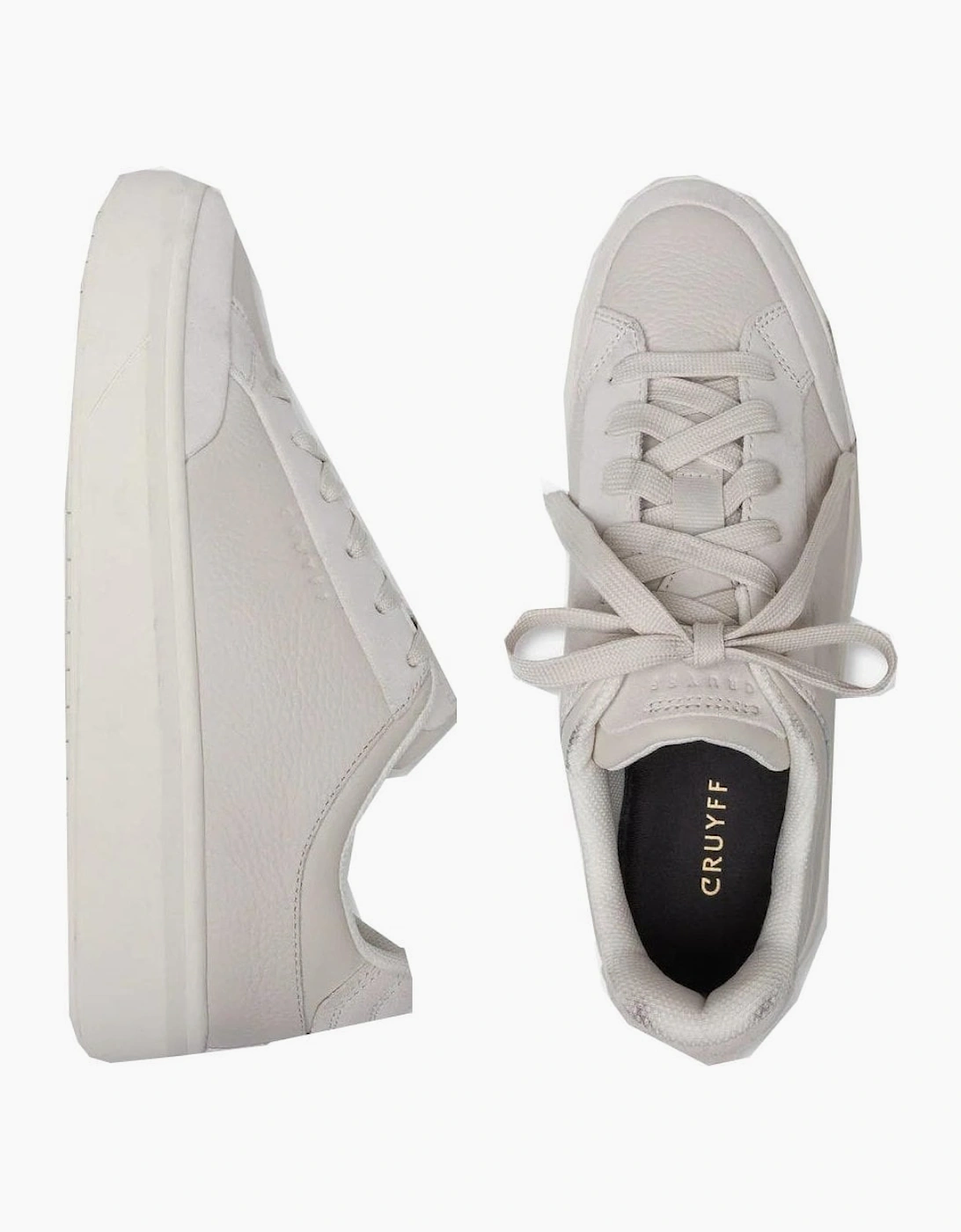 Cruyff Men's Cream Derby Classic Trainers