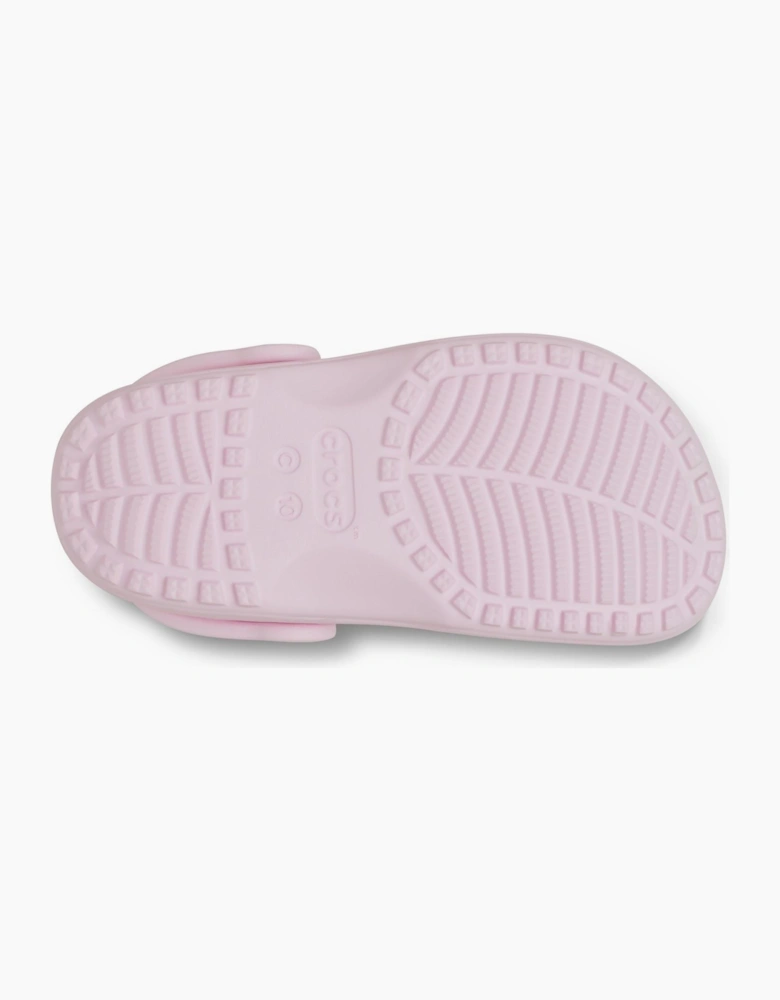 Crocs Classic Floral Cut Out EVA Kid's Pink Milk Clogs