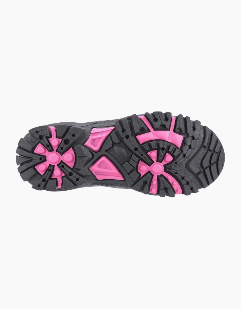 Cotswold Littledean Nylon Girl's Pink/Grey Hiking Boots