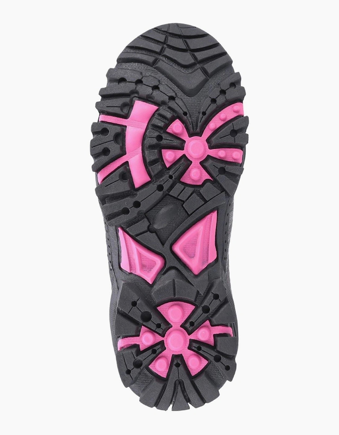 Cotswold Littledean Nylon Girl's Pink/Grey Hiking Boots